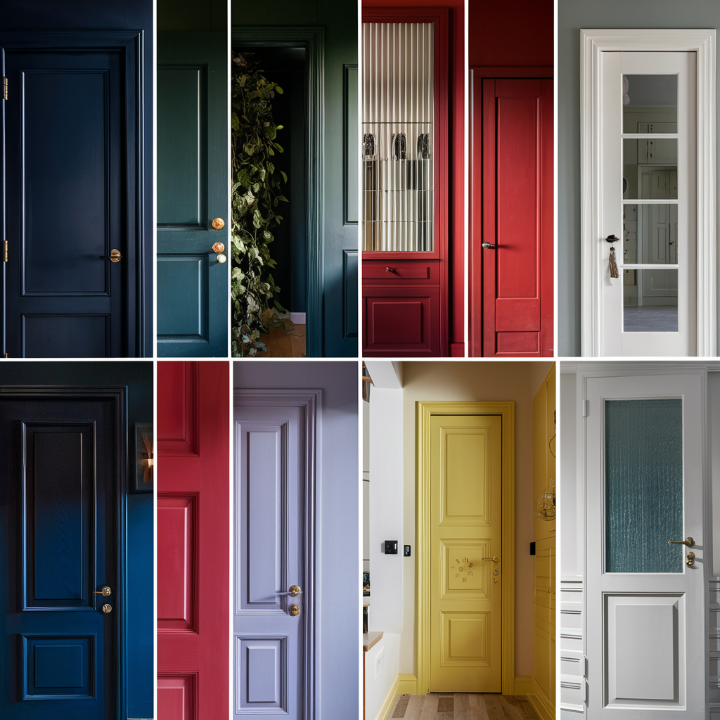 Interior Door Colors stock images