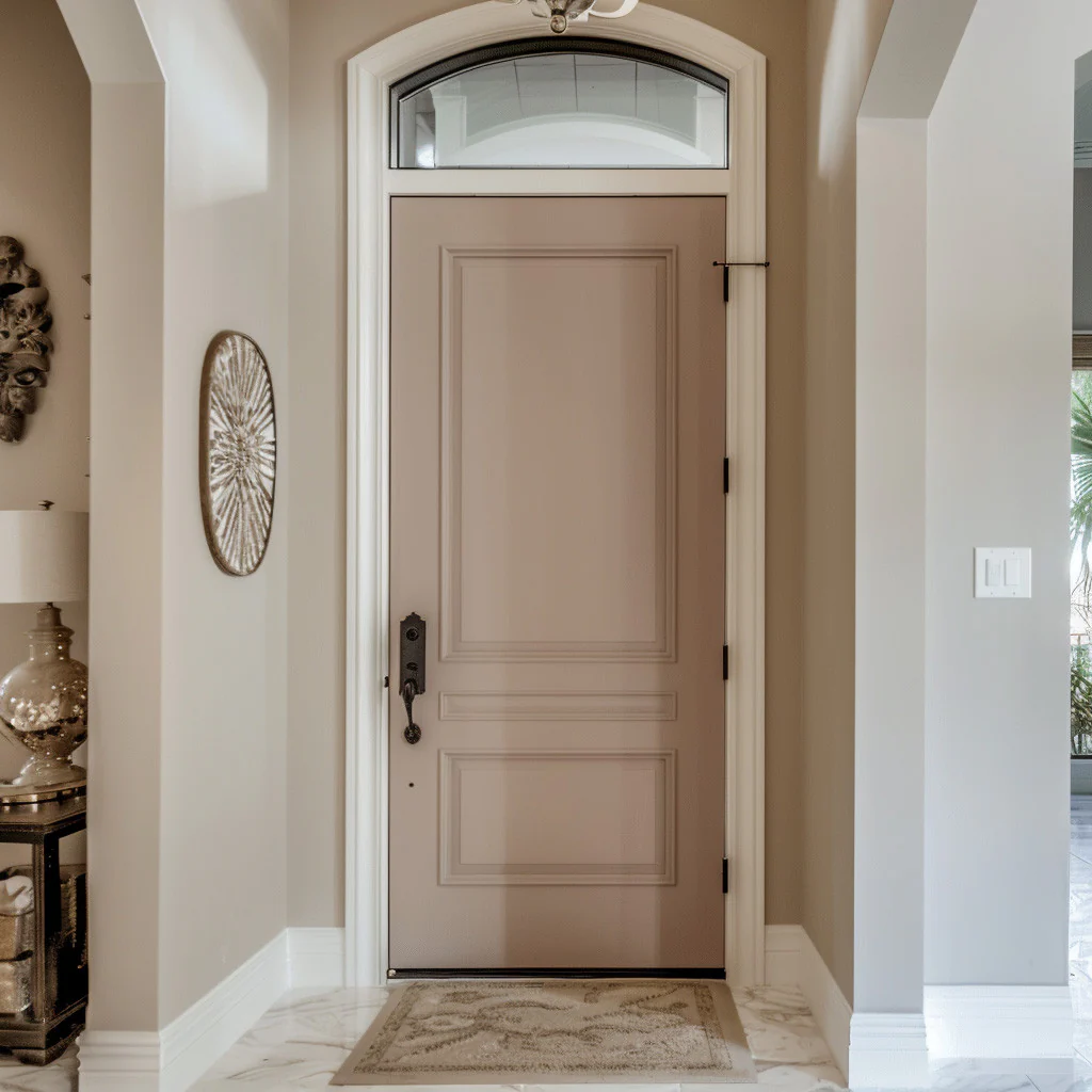 Beige and Taupe Interior Doors