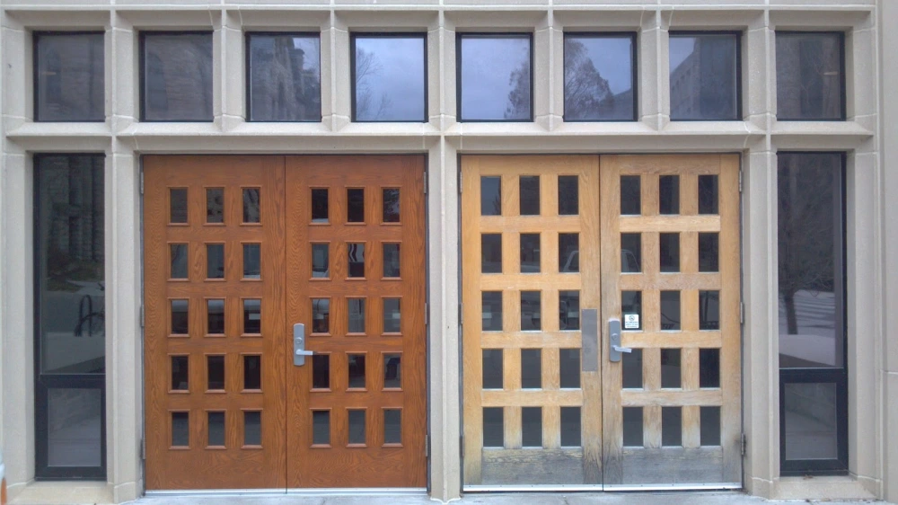 fiberglass doors for business